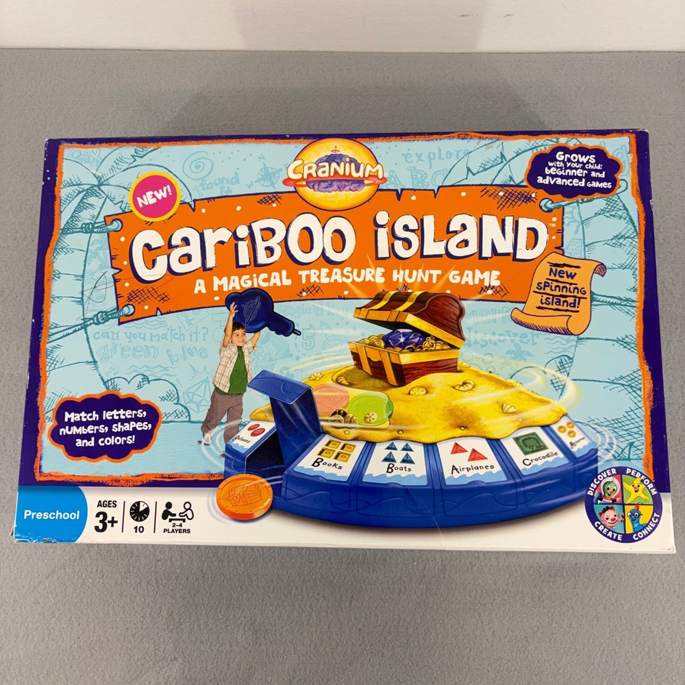 Cranium Cariboo Island Magical Treasure Hunt Preschool Board Game 3+ Complete